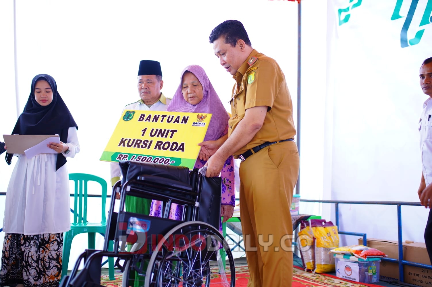 Peringatan Hari Ulang Tahun Badan Amil Zakat Nasional (BAZNAS) ke-22 Tahun, Selasa (17/1/2023) di Kantor Baznas Kabupaten Musi Banyuasin
