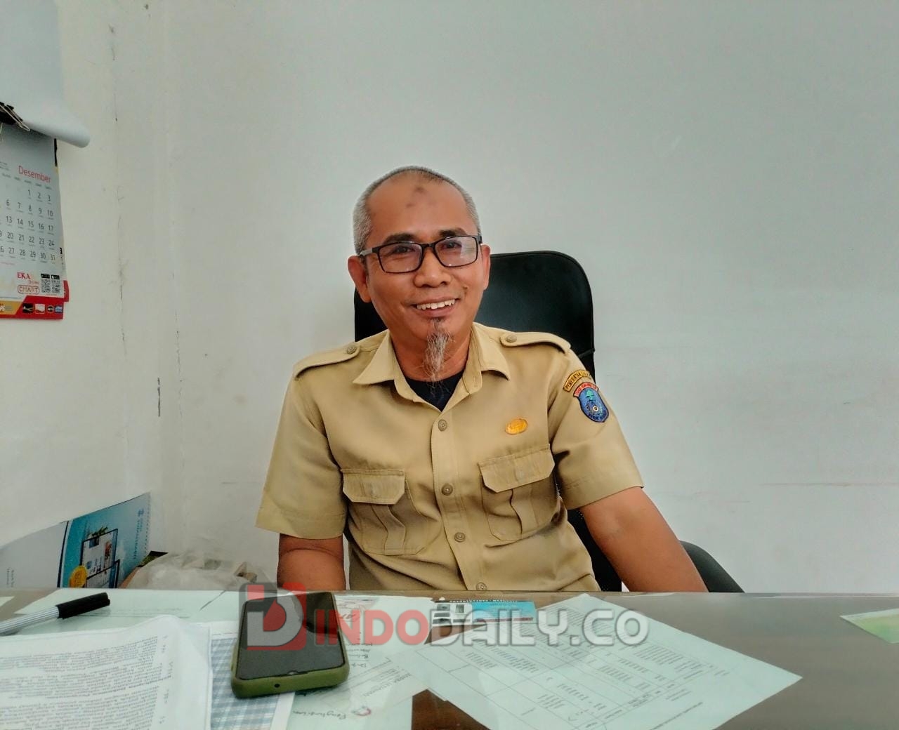 Sekertaris Indesi Kariyanto Dinas Ketahanan Pangan Tanaman Pangan dan Hortikultura (DKPTPH) Kabupaten OKI