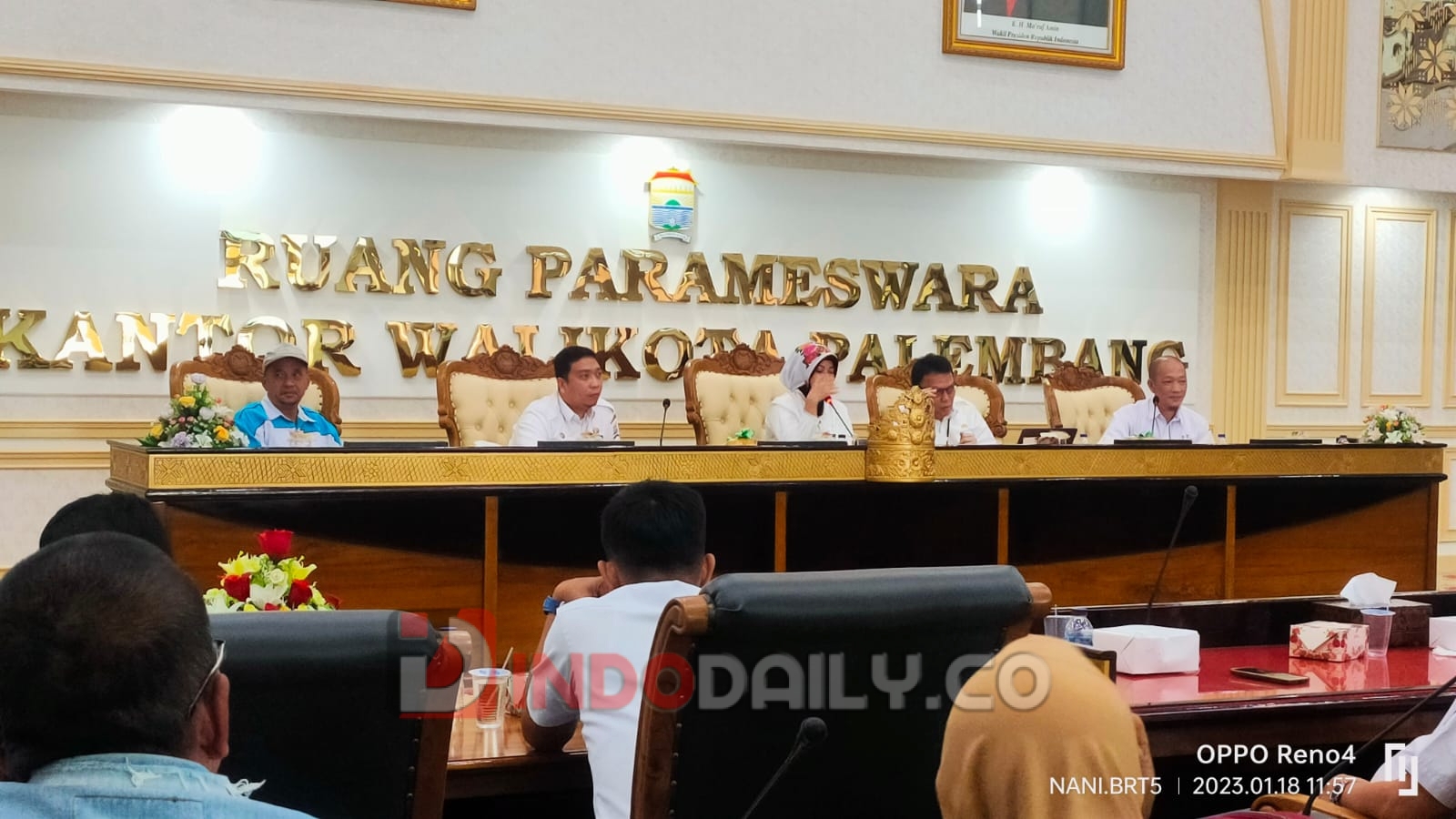 sosialisasi komunitas peduli sungai dan peduli banjir kota Palembang Rabu (18/1/2023) 