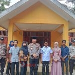 Kapolsek Tanjung Raja AKP Halim Kesumo SH MSi dan jajaran sambang silaturahmi ke Desa Sungai Pinang Nibung Kabupaten Ogan Ilir, Rabu (18/01/2023)
