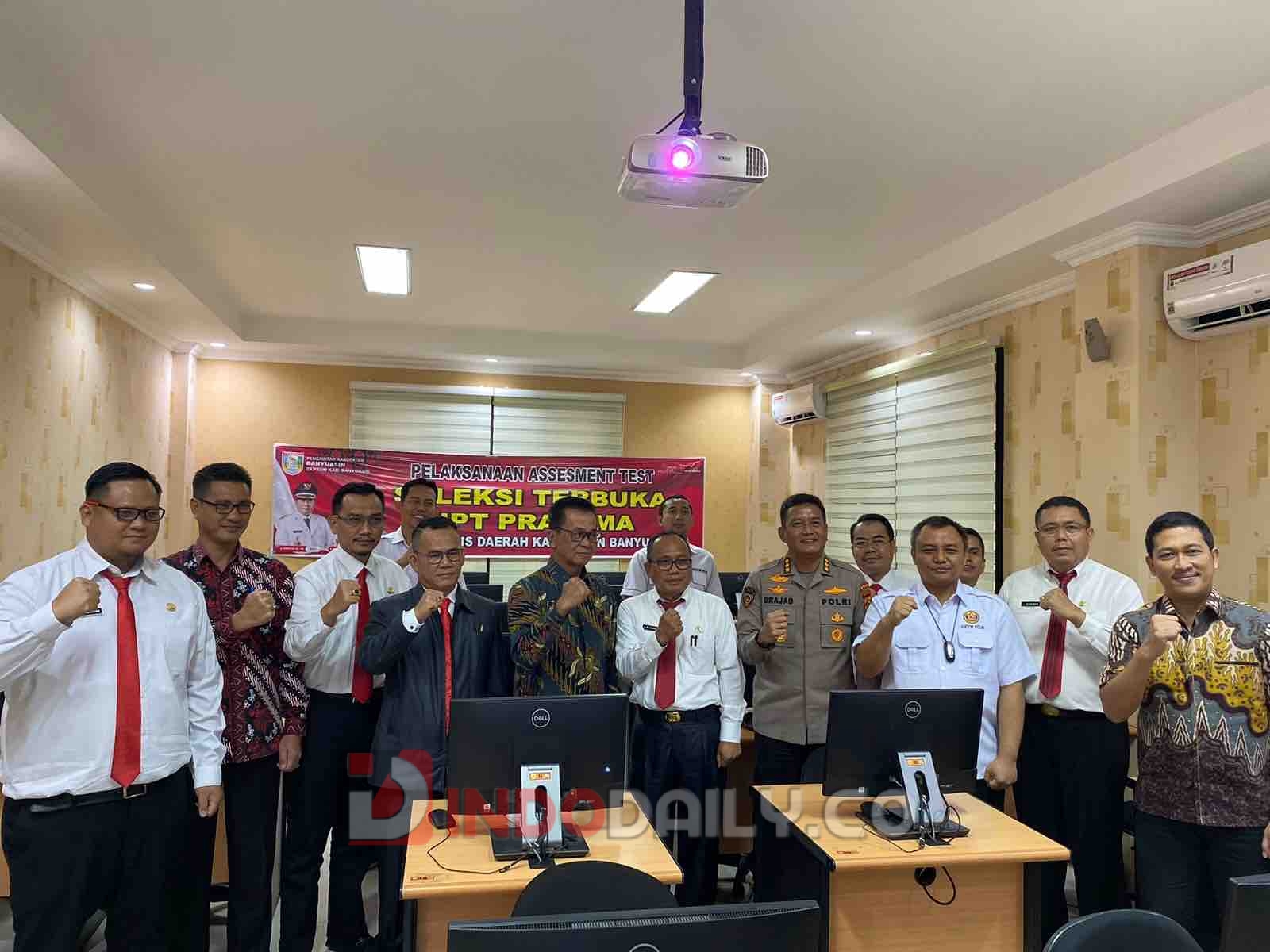 aro SDM, Kombes Pol Sudrajad Hariwibowo SIK M Si membuka kegiatan Pelaksanaan Assessment Center Seleksi Terbuka dengan delapan peserta jabatan Calon Sekda Kabupaten Banyuasin 2023, Kamis (19/1)