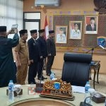 Bupati OKI, H Iskandar SE melantik 4 Pejabat Tinggi Pratama di Lingkungan Pemda Kabupaten OKI, Selasa (24/1/2023)