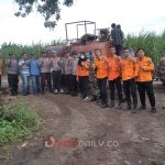 Polsek Rantau Alai yang dipimpin Plt Kapolsek AKP Hamyunus melaksanakan Apel Bersama untuk pengecekan peralatan pemadaman Karhutla memasuki musim kemarau ditahun 2023 ini, Selasa (24/01/2023)