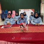 Lapas Perempuan Kelas IIA Palembang mengikuti Zoom Sosialisasi Penyampaian Target Kinerja, Rabu (25/1/2023)