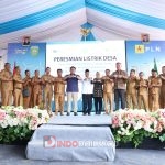 Peresmian Listrik Desa di Kecamatan Batanghari Leko