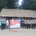 Personel Polwan Polres Ogan Ilir saat Jumat Berbagi Curgat (Jumat GIAT), Jumat (27/1/2023)