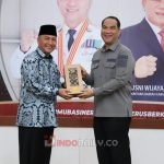 Kakanwil Kemenkumham Sumsel, Dr Ilham Djaya melakukan audiensi dengan Pj Bupati Kabupaten Musi Banyuasin, Apriyadi, Jumat (27/1/2023), di Rumah Dinas Bupati setempat