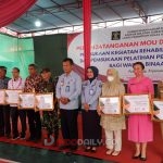 Lapas Perempuan Palembang Kanwil Kemenkumham Sumsel melaksanakan Penandatanganan Perjanjian Kerjasama dengan Stakeholder Tahun 2023, Selasa (31/01/2023)