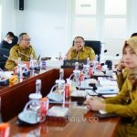 Pj Bupati Muba H Apriyadi diwakili Pj Sekda Muba H Musni Wijaya S Sos MSi mengikuti Rapat Evaluasi Kinerja Penjabat Kepala Daerah tahun 2022 secara virtual, Selasa (31/1/2023)