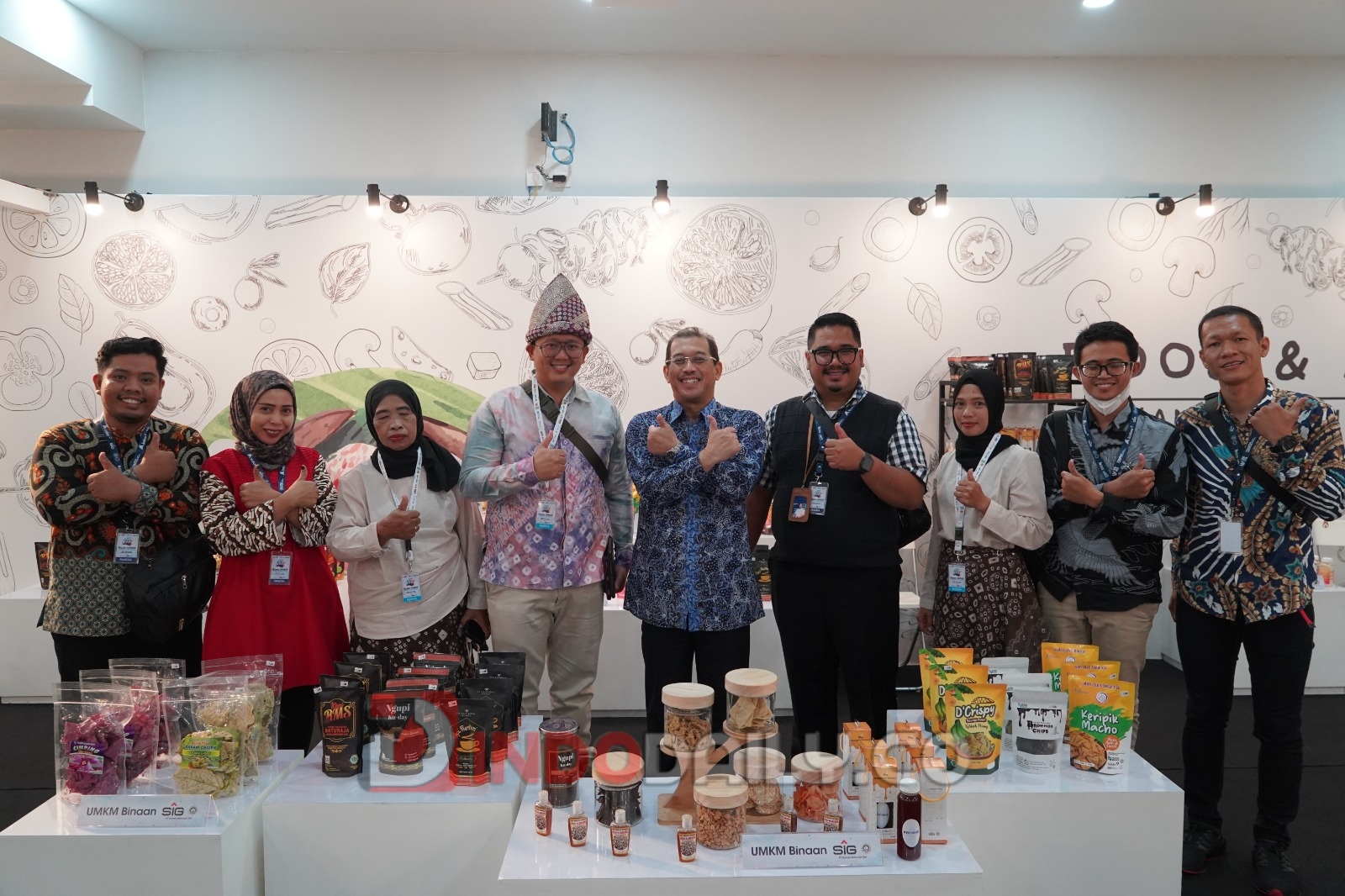 Semen Baturaja menggandeng 14 UMKM binaannya untuk memamerkan produk unggulan UMKM di Bazar UMKM untuk Indonesia 2023 di Jakarta (Dok. Humas Semen Baturaja / Indodaily.co)
