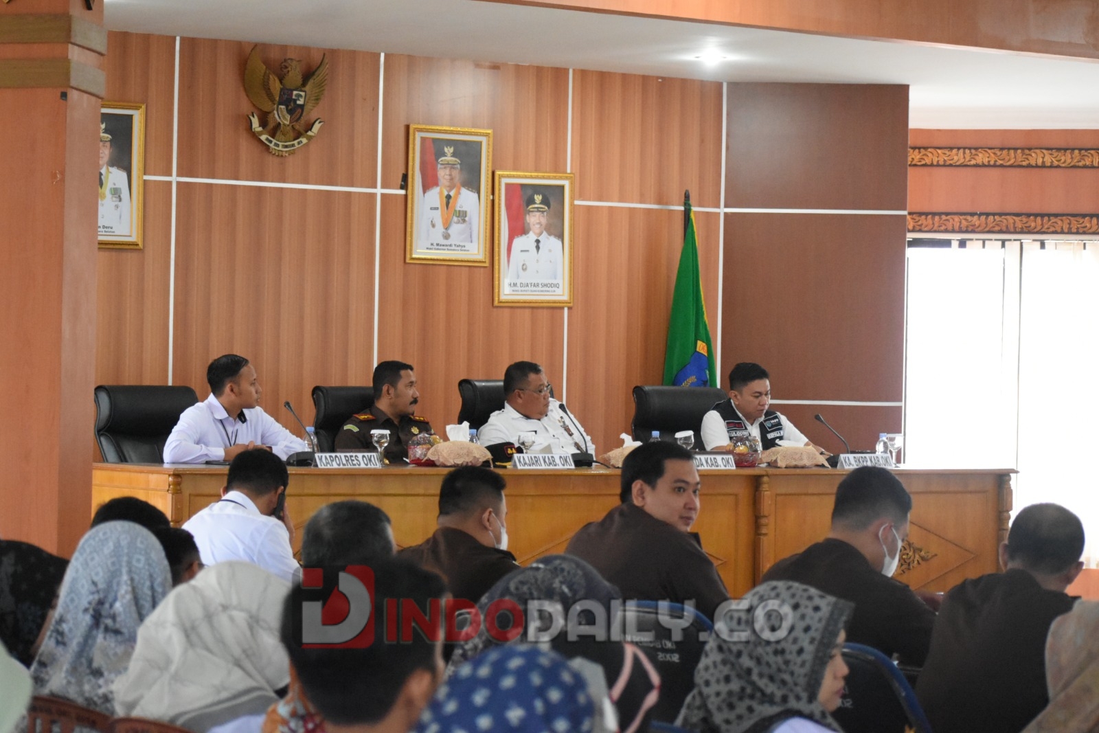 Pembinaan pejabat pimpinan tinggi pratama, bendahara dan penata kelola keuangan di lingkup Pemkab OKI, Rabu, (01/02/2023)