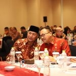 Pj Bupati Musi Banyuasin Drs H Apriyadi MSi menghadiri Rapat Kerja Nasional Dewan Pengurus Pusat Forsesdasi Tahun 2023, di Hotel Swiss Belinn Kemayoran Jakarta Pusat, Kamis (2/2/2023)