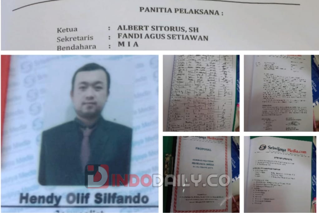 Eks wartawan magang sriwijayamedia bertugas di Lahat yakni Hendy Olif, bakal dilaporkan ke SPKT Polda Sumsel