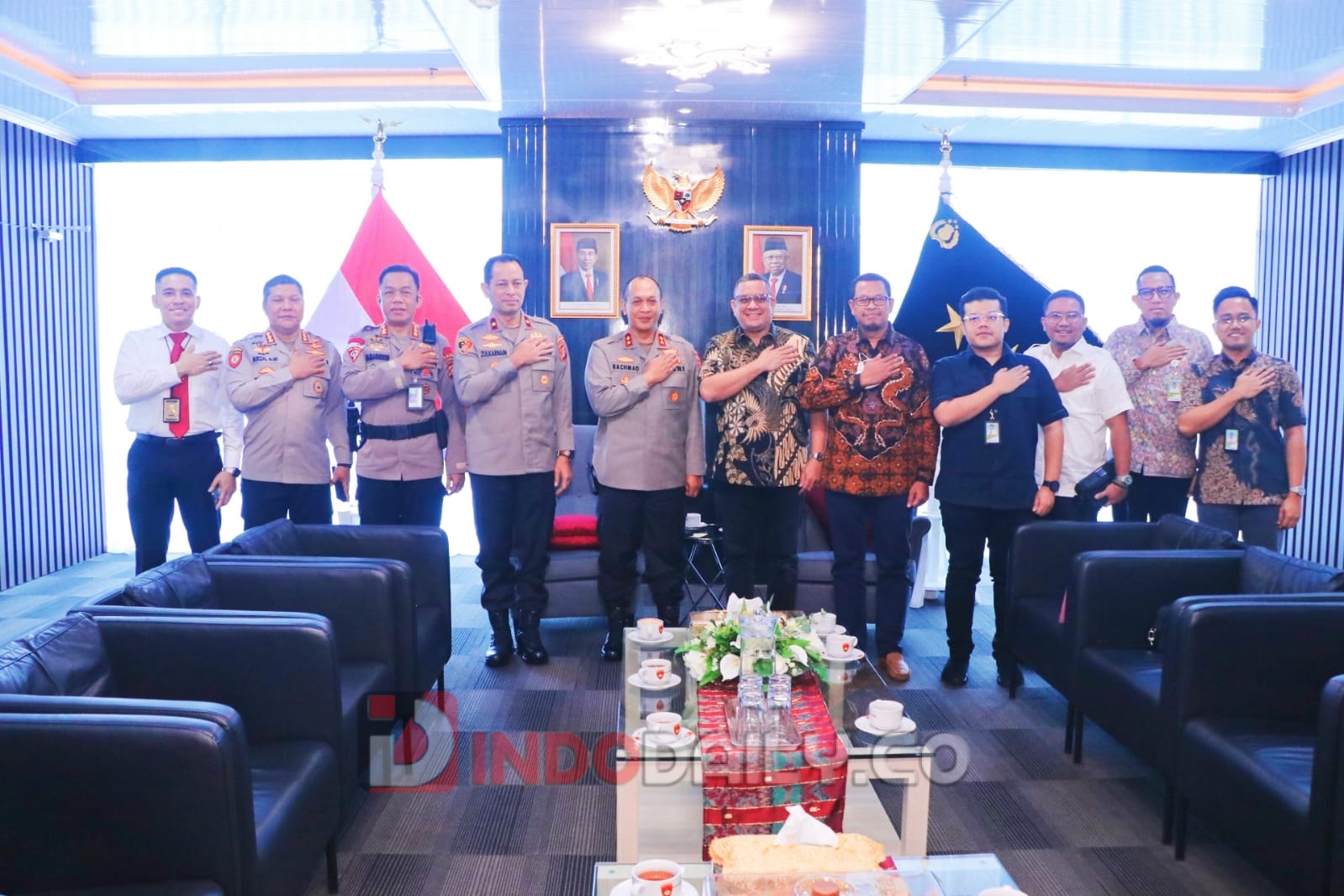 Kapolda Sumsel, Irjen Pol A Rachmad Wibowo SIK saat menerima VP Stakeholder Relation PT Pertamina dan jajaran, Kamis (2/2/2023)