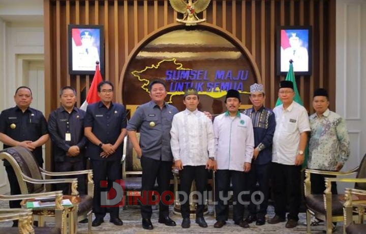 Abi Quhafah asal Kabupaten OKI saat audiensi dengan Gubernur Sumsel, H Herman Deru