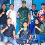 Dandim 0401/Muba Letkol Arm Dede Sudrajat usai podcast bareng PWI Muba
