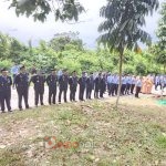 Upacara pemakaman Kepala Rupbasan Kelas II B Baturaja, Almarhum Maini SH MM, Senin (6/2/2023)