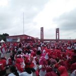 Kegiatan Senam Indonesia Cinta Tanah Air (SICITA) dalam rangka peringatan HUT ke-50 Partai PDI Perjuangan yang dihadiri Wakil Ketua MPR RI. Bertempat di Pelataran Benteng Kuto Besak Palembang, Sabtu (10/02/2023)