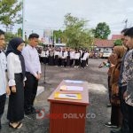 Komisi Pemilihan Umum (KPU) Kabupaten Ogan Komering Ilir secara serentak melantik 2.189 Petugas Pemutakhiran Data Pemilih