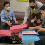 Tim Pidsus Kejari PALI melimpakan berkas perkara empat tersangka kasus dugaan korupsi pembangunan Gedung DPRD PALI tahap II di PN Tipikor Palembang, Selasa (14/2/2023)