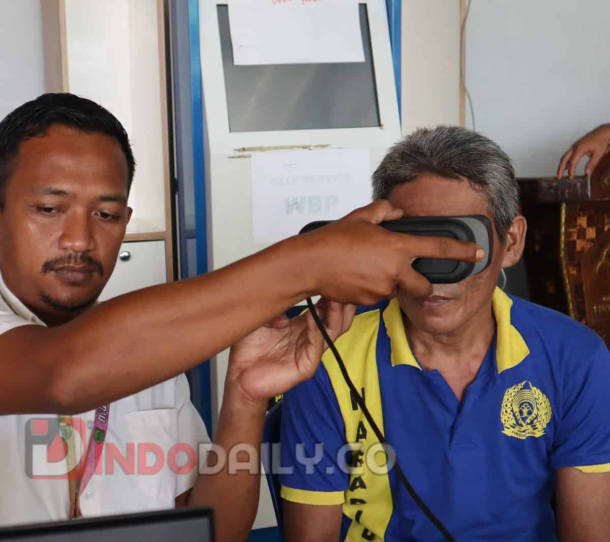 Lapas Kelas IIB Sekayu melakukan perekaman Kartu Tanda Penduduk Elektronik (e-KTP) bagi Warga Binaan Pemasyarakatan (WBP), Rabu (15/2/2023)