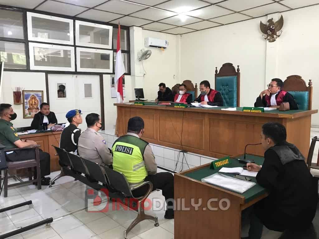 Suasana di Pengadilan Negeri (PN) Palembang, Kamis (16/2/23)