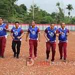 Polres Muba saat melakukan Kegiatan Kesamaptaan Jasmani di Stadion Serasan Sekate
