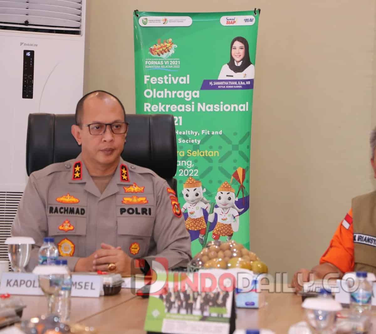 Kapolda Sumsel, Irjen Pol A Rachmad Wibowo SIK bersama Pejabat Utama (PJU) Polda Sumsel melakukan kunjungan sekaligus silaturahmi ke kantor Badan Penanggulangan Bencana Daerah (BPBD) Provinsi Sumsel, Kamis (16/2)