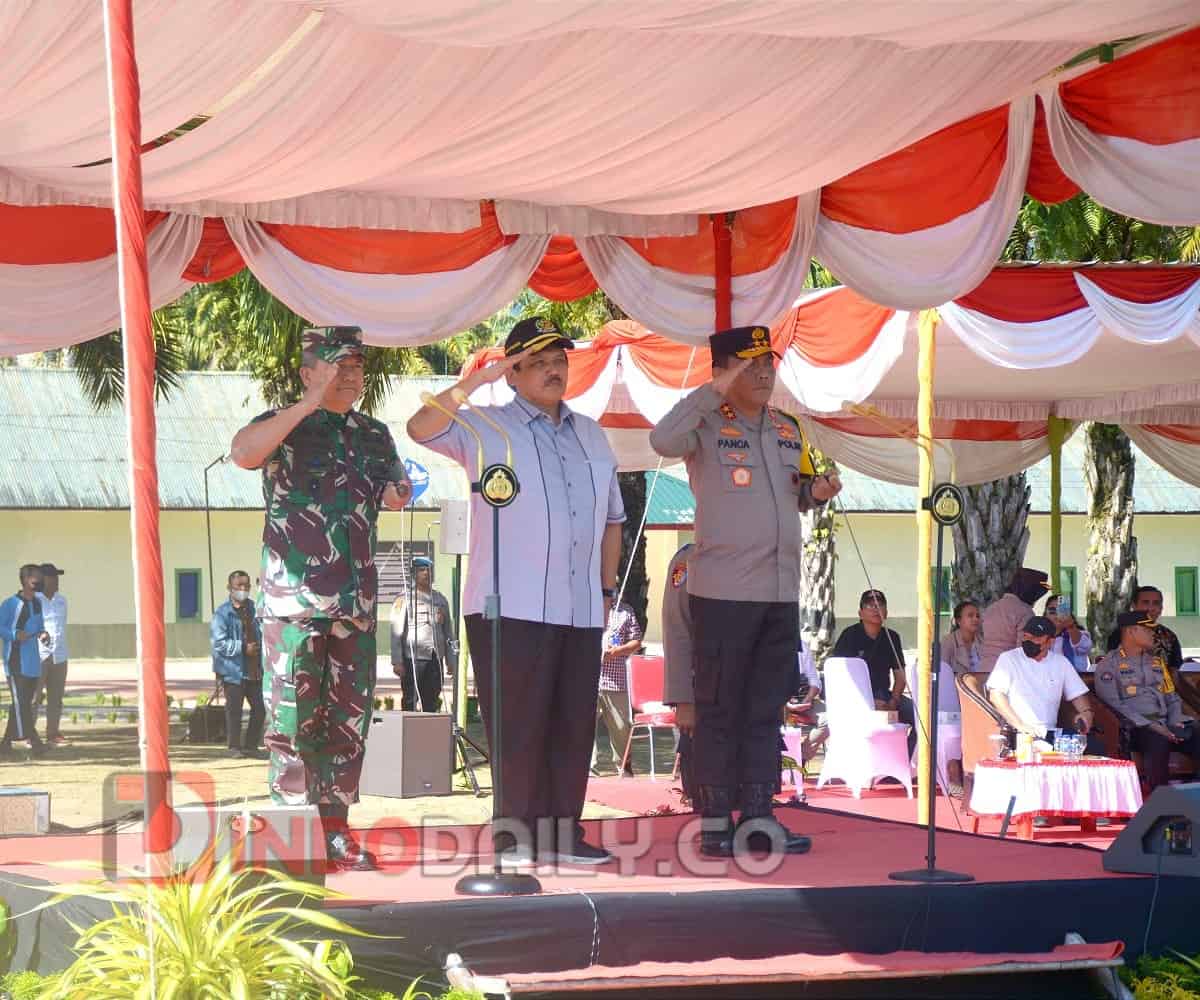 Pangdam I/BB, Mayjen TNI A Daniel Chardin, SE, MSi, memimpin langsung Apel Gelar Pasukan Operasi Hopal Toba 2023 dan PAM VVIP Kunjungan Kerja (Kunker) Presiden RI di wilayah Sumatera Utara, Jumat (17/2/2023)