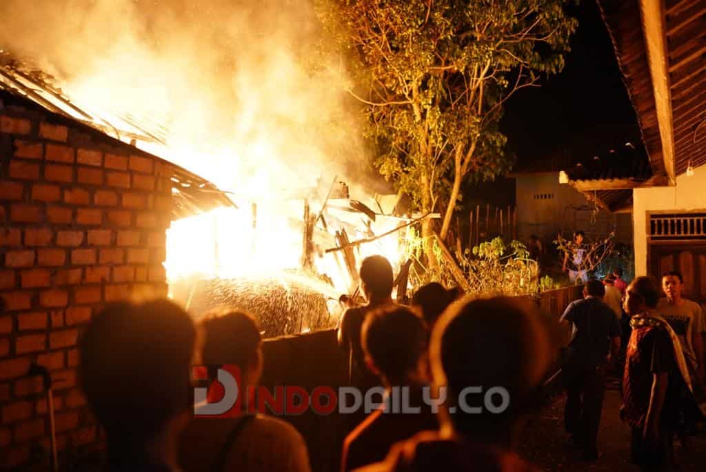 Suasana kebakaran di Desa Sungai Lilin Jaya Bor 2
