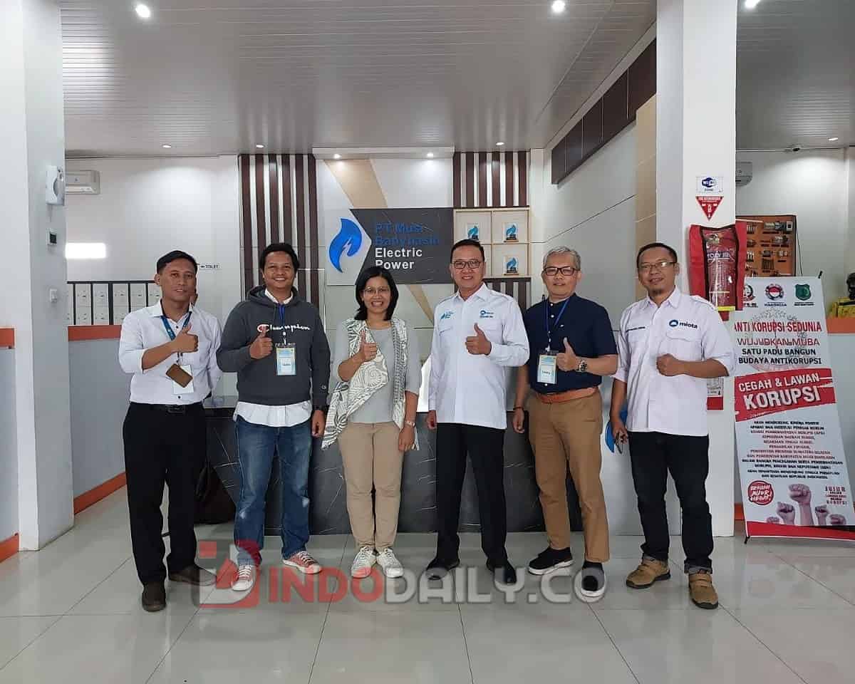 PT Musi Banyuasin Electric Power (MEP) saat menerima kunjungan manajemen PT PLN Icon Plus