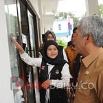 Bupati OKI H Iskandar SE bersama Pantarlih Kabupaten OKI usai coklit, di kediamannya, Selasa (21/2/2023)