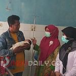 Wakil Ketua TP PKK Kabupaten Ogan Komering Ilir Hj Siti Rohani Dja'far Soddiq saat melakukan kunjungan ke Rumah Sakit Umum Daerah (RSUD) Kayuagung, Rabu, (22/02/2023)