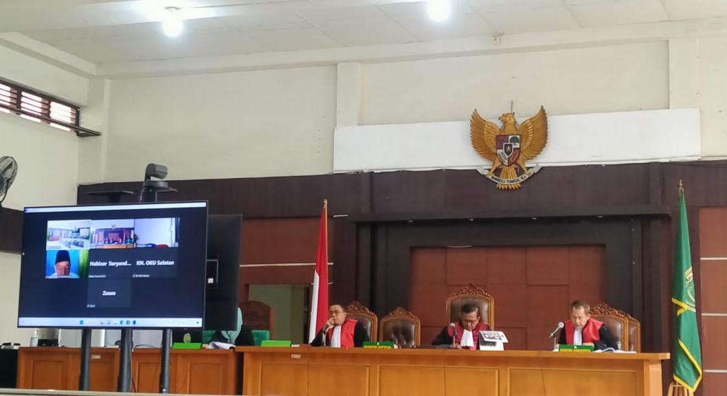 Suasana di Pengadilan Negeri Palembang, Selasa (28/2/2023)