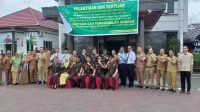 Kejaksaan Negeri Kabupaten Ogan Komering Ilir menggelar upacara sertijab Kasi Pidana Khusus, Kasi Intel dan satu Kasubsi, Selasa (28/02/2023) di halaman Kejaksaan Negeri OKI.