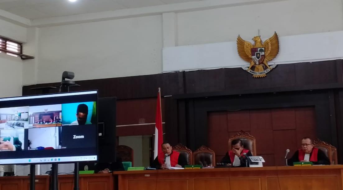 Suasana di Pengadilan Negeri (PN) Palembang Selasa (28/2/23)