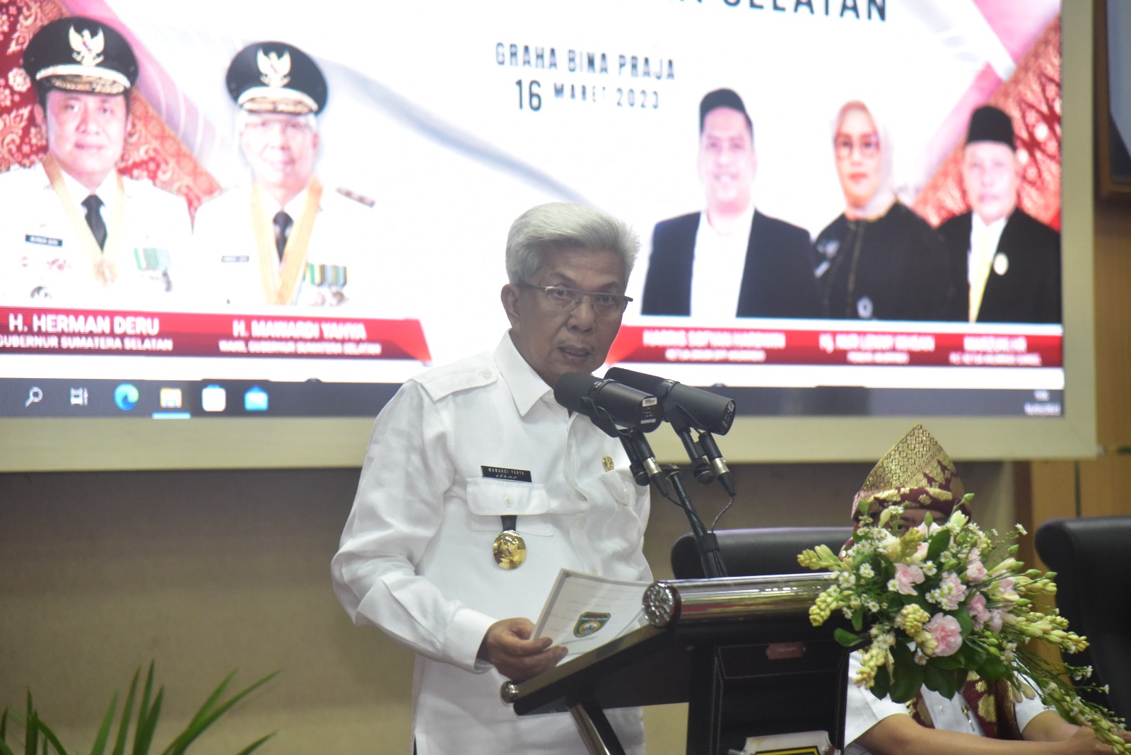 Wagub Sumsel Mawardi Yahya Puji Peran UMKM Dalam Mendorong Peningkatan Ekonomi Daerah (Dok. Humas Pemprov Sumsel)