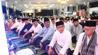 Salat Tarawih Berjemaah Perdana di Griya Agung, Gubernur Sumsel Ingatkan Pentingnya Ketersediaan Bahan Pokok di Pasaran (Dok. Humas Pemprov Sumsel)