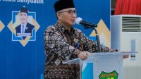 Pj Bupati Muba Drs H Apriyadi MSi gelar ramah tamah dan dialog kebangsaan peserta Musyawarah Daerah Muhammadiyah ke-11 dan Aisyiyah ke-10 Tahun 2023 Kabupaten Muba, di Pendopoan Griya Bumi Serasan Sekate, Jumat (3/3/2023