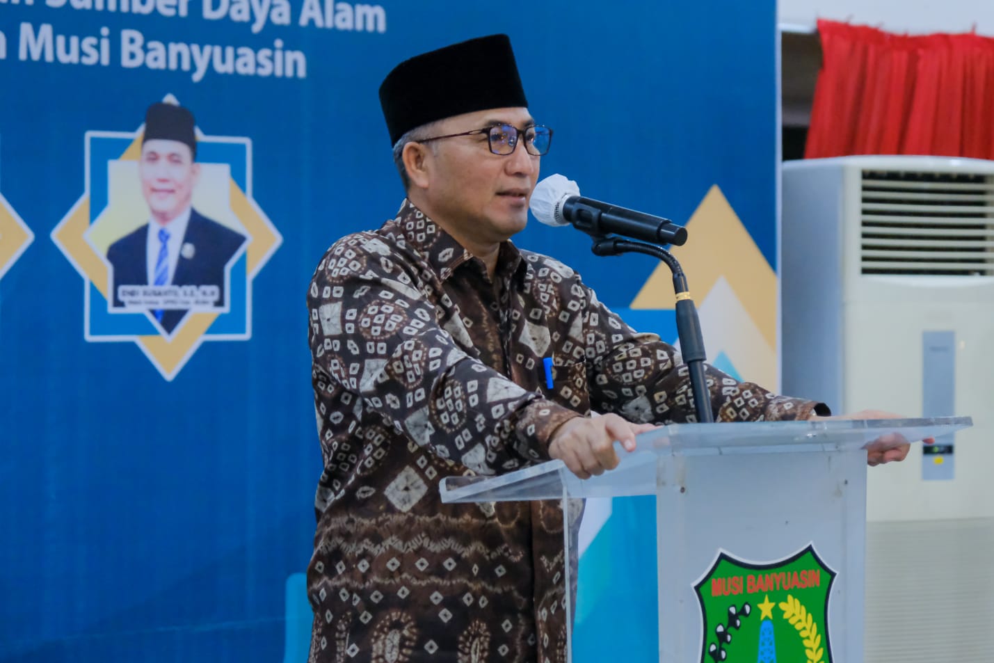Pj Bupati Muba Drs H Apriyadi MSi gelar ramah tamah dan dialog kebangsaan peserta Musyawarah Daerah Muhammadiyah ke-11 dan Aisyiyah ke-10 Tahun 2023 Kabupaten Muba, di Pendopoan Griya Bumi Serasan Sekate, Jumat (3/3/2023