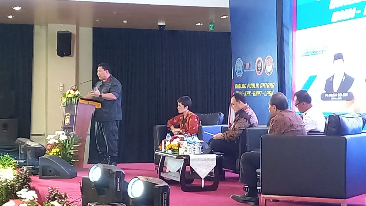 Dialog Publik War On Drugs dengan Tema Optimalisasi Peran BNN, KPK, BNPT, dan LPSK dalam Komplek, Rabu (01/3/2023)