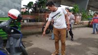 Polisi saat melakukan olah TKP, Jumat (3/3/32023)