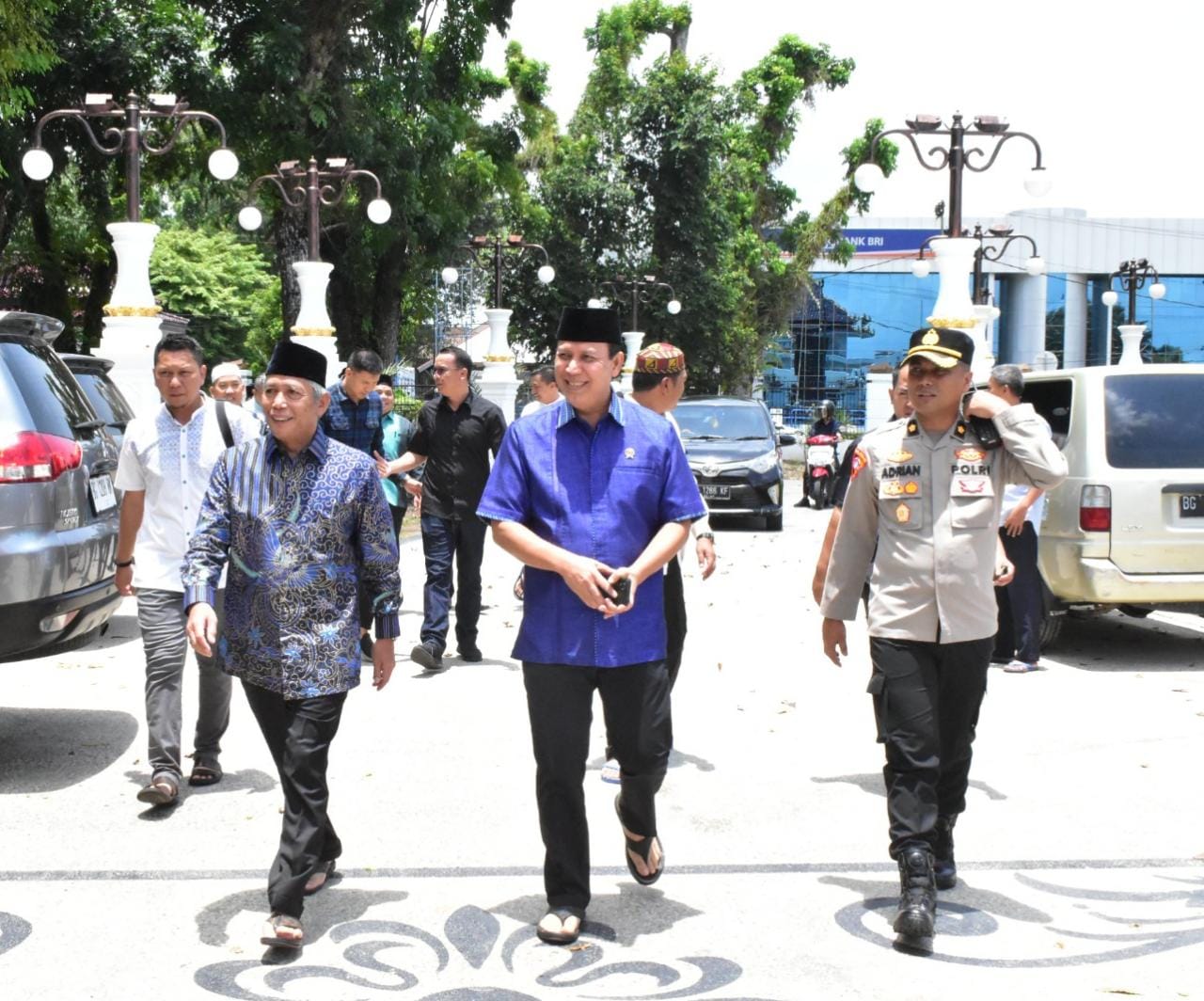 Kepala Badan Nasional Penanggulangan Terorisme (BNPT) RI Komisaris Jenderal (Komjen) Polisi Boy Rafli Amar saat kunjungan kerja ke Kabupaten OKI, Jumat (3/3/2023)
