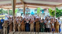 Kepala Badan Kesatuan Bangsa dan Politik (Kesbangpol) OKI, Fahrul Rozi SSos  MM saat sosialisasi Pemilu 2024
