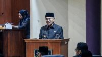 Rapat Paripurna DPRD Kabupaten Ciamis, Selasa (7/3/2023) di Aula Tumenggung Wiradikusumah DPRD Ciamis