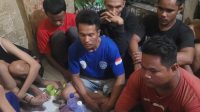 Polsek Kertapati amankan 15 orang membawa sajam