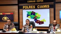 Polres Ciamis Polda Jawa Barat menerima kedatangan tim Supervisi Ditoamobvit Polda Jabar