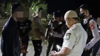 Patroli Gabungan bersama TNI & POLRI di wilayah Hukum kecamatan Sekayu Kabupaten Musi Banyuasin, Sabtu  (11/03/2023) malam
