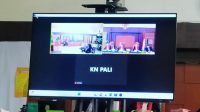 Suasana di Pengadilan Negeri Tipikor Palembang, Senin (13/3/2023)