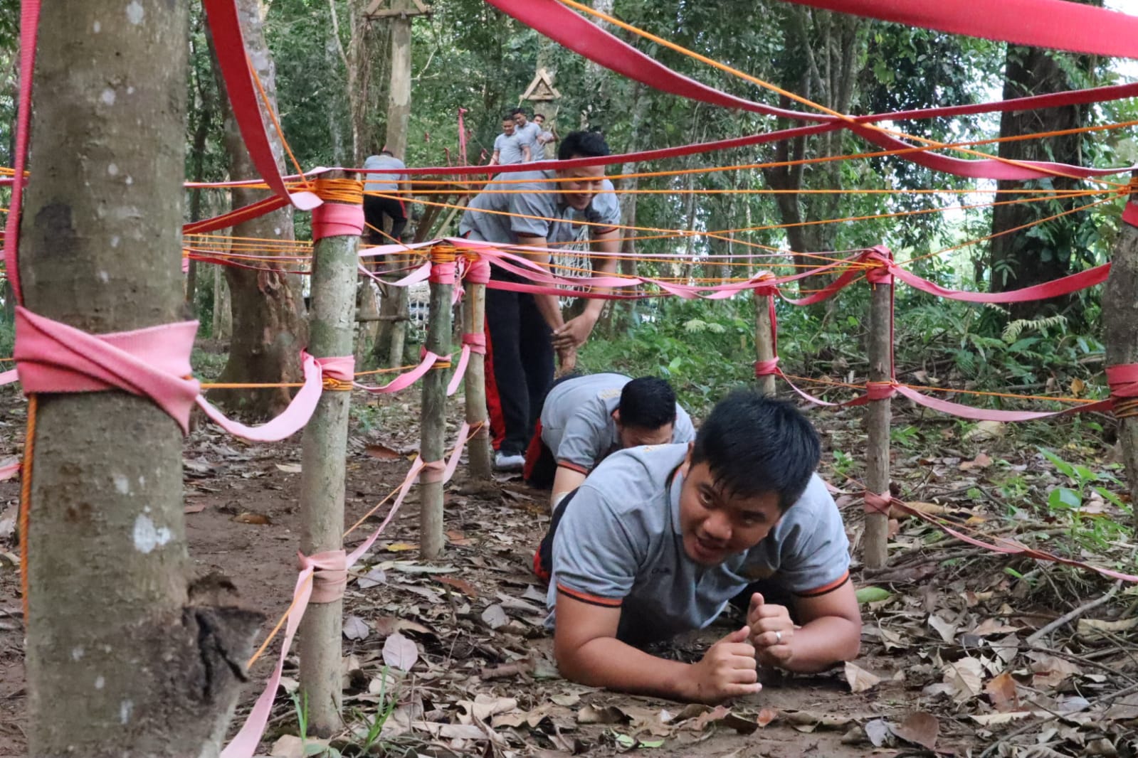 Lapas Sekayu menggelar kegiatan pembinaan Fisik, Mental, dan Disiplin (FMD) yang dilaksanakan di Hutan Kota Sekayu